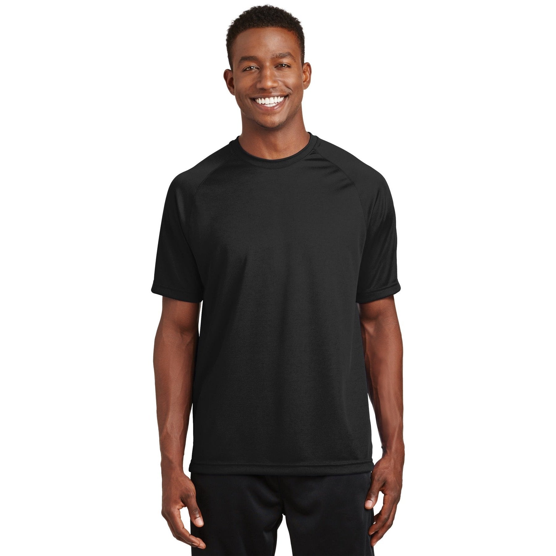 Sport-Tek-Sport-Tek® Dry Zone® Short Sleeve Raglan T-Shirt. T473-MedTech-1